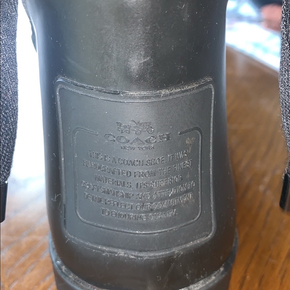 Coach Rain Boots - Picture 1 of 2